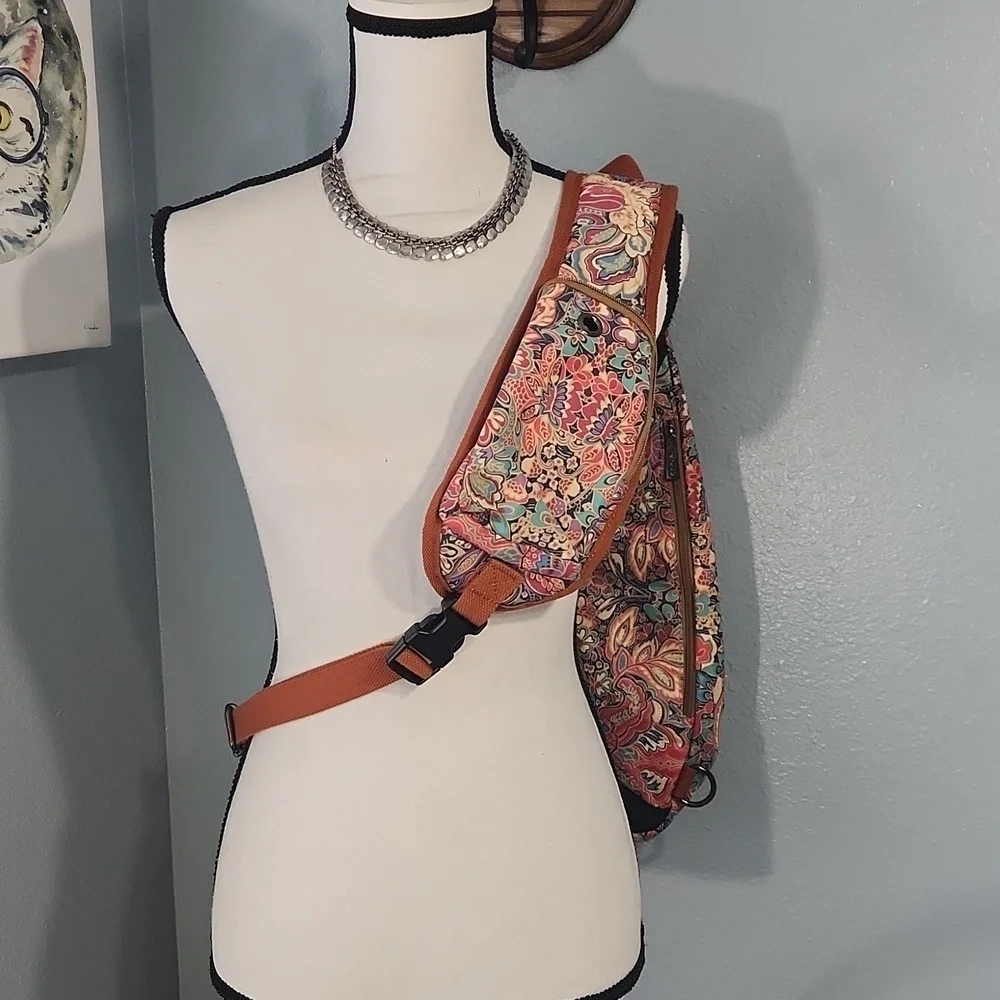 Baosha Paisley Gypsy Pattern Crossbody Shoulder Bag - Picture 5 of 6